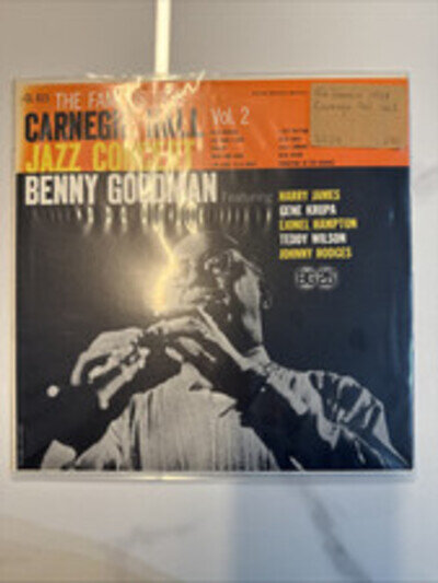 LP Benny Goodman The Famous 1938 Carnegie Hall Jazz Concert - Vol. 2 CL815