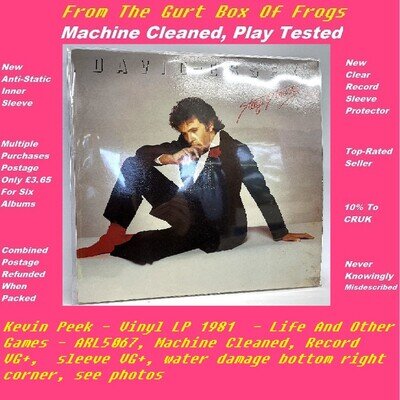 David Essex - Vinyl LP 1982 - Stage Struck - MERS4 - VG+/W