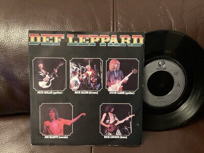 Def Leppard Wasted 7” Vinyl Ex