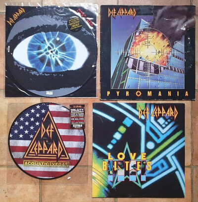 Def leppard Vinyl Collection. Superb condition.