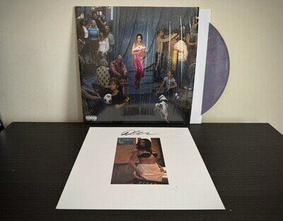 DEMI LOVATO It's Not That Deep Purple Vinyl LP w/ SIGNED Art Card SHIPS NOW 🆕✅