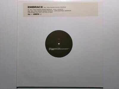 EMBRACE ALL YOU GOOD GOOD PEOPLE HUT RECORDINGS HUTTP 90 ALTERNATIVE PROMO