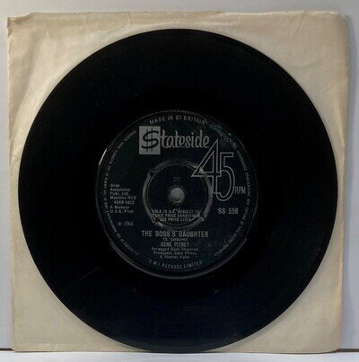 Gene Pitney The Bosses Daughter Just One Smile Jiver Stateside 45