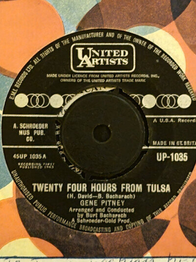 Gene Pitney, Twenty four hours from Tulsa, EX