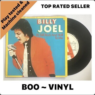 Billy Joel It’s Still Rock And Roll To Me Promo 7” Vinyl Record VG+ / VG+