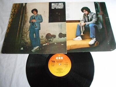 Billy Joel 52nd Street Original LP 1978 1st Press A1 B1 NM 9 Track Album + Inner