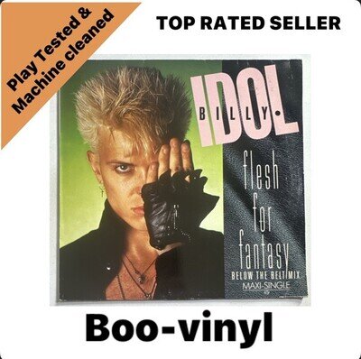 Billy Idol - Flesh for fantasy - 12" Vinyl Record European Issue VG+ / VG+