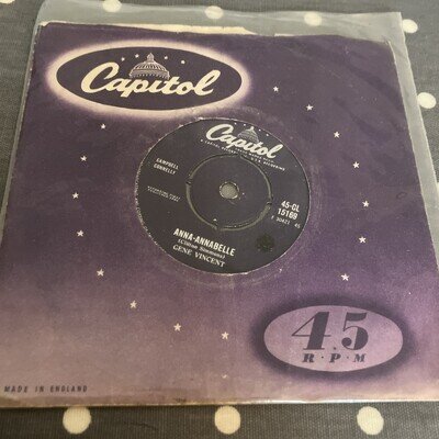 Gene Vincent - Anna-Annabelle - Original 1960 UK Single