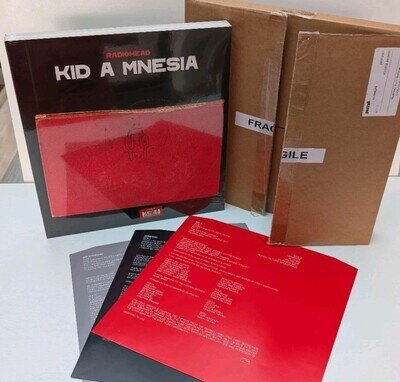 RADIOHEAD-KID A MNESIA SCARRY EDITION..SEALED MINT RARE! 3XVINYL+BOOK SET 2021