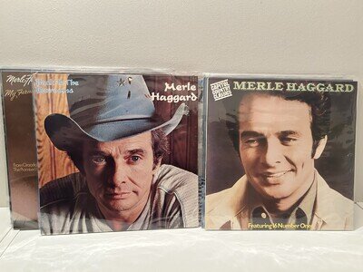 Bundle Of 8 Merle Haggard Vinyl Records