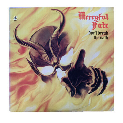 Mercyful Fate - Don't Break The Oath U.S Camo 1986 Rare Metal LP Vinyl Excellent