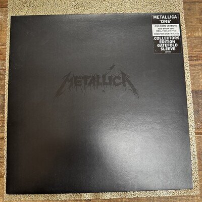 1989 UK First METALLICA ONE 12” Demo Vinyl Single Collectors Ed. Gatefold RARE