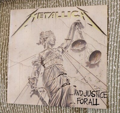 METALLICA .... AND JUSTICE FOR ALL 2 x LP UK HEAVY SPEED THRASH METAL