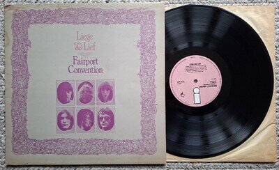 Fairport Convention "Liege & Lief" 1969 Original VG Richard Thompson Sandy Denny