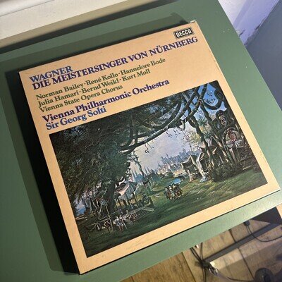 Richard Wagner Die Meistersinger von Nürnberg 5 LP Box Set With Inner Booklet
