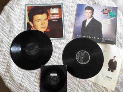 RICK ASTLEY ~ WHENEVER YOU NEED SOMEBODY ~ LP VINYL ALBUM
