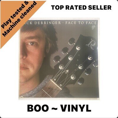 Rick Derringer Face To Face Vinyl LP - Blue Sky NM / EX. Condition