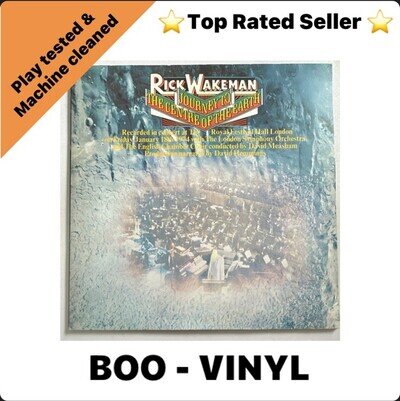Rick Wakeman Journey To The Centre Of The Earth Vinyl Lp Record EX Condition