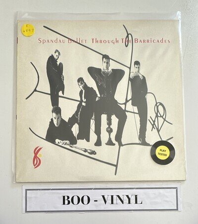 Spandau Ballet - Through The Barricades (Vinyl LP) EX/EX CONDITION