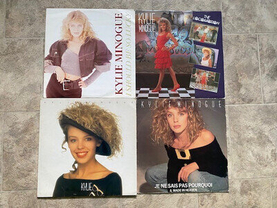 Kylie Minogue 4 *12" Vinyl Singles Bundle, I Should Be So Lucky / The Locomotion