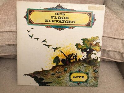 13th Floor Elevators Live! White Label Promo LP Roky Erickson