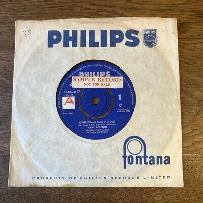 Pop Anne Shelton ‎– Rome (Wasn't Built ) / I Understand Philips ‎– 326530 BF