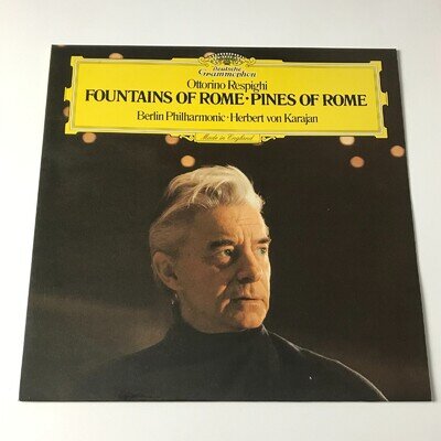Respighi/Karajan - Fountains Of Rome/Pi.. LP (Berlin Phil) - D G 2531 055 EX/EX