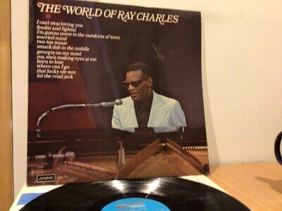 Ray Charles. The World of Ray Charles. 1974 Vinyl 12” LP - 12 tracks