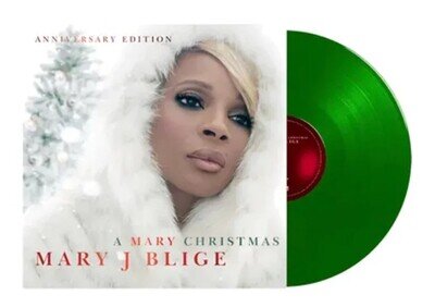 Mary J Blige Mary Christmas Limited Edition Green Vinyl Album LP New & Sealed