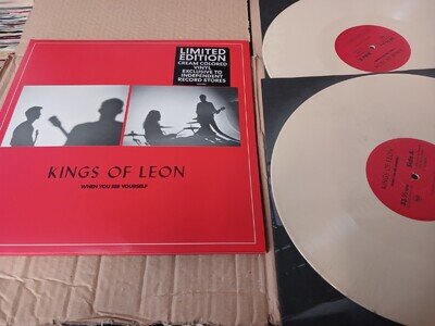 KINGS OF LEON WHEN YOU SEE YOURSELF DOUBLE CREAM VINYL LP