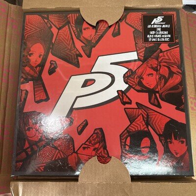 Persona 5 Essential Edition Vinyl Soundtrack 4 box set