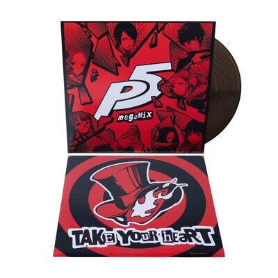 Persona 5 Megamix Black Ice Variant Vinyl LP