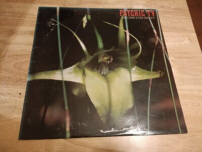 Psychic TV - Dreams Less Sweet 1983 Album 12" + LP UK 1st press Receipt