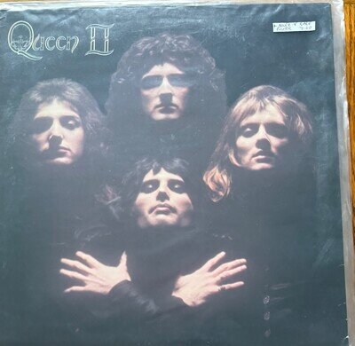 QUEEN - QUEEN II - EMI RECORDS 1974 UK LP YAX 4735-4U/4736-4U G/VG+