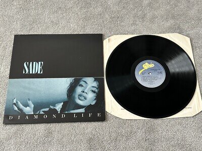 SADE - DIAMOND LIFE / EX+ A3/B1 UK 12" 1ST PRESS VINYL LP EPC 26044 PRO CLEANED!