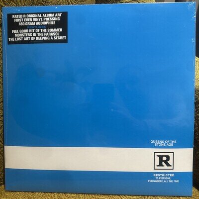QUEENS OF THE STONE AGE - RATED R (2000 LP) NEW, MINT & SEALED 180g 2019 REISSUE