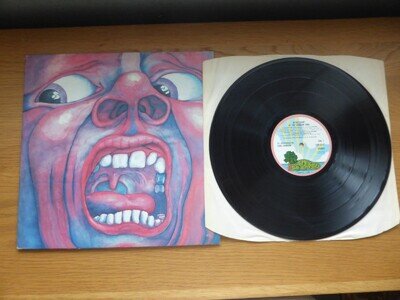 KING CRIMSON : IN THE COURT OF THE CRIMSON KING - LP 1969 ILPS-9111 EXC COND