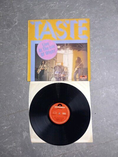 TASTE RORY GALLAGHER LIVE AT THE ISLE OF WIGHT LP 1971 POLYDOR 2383 120