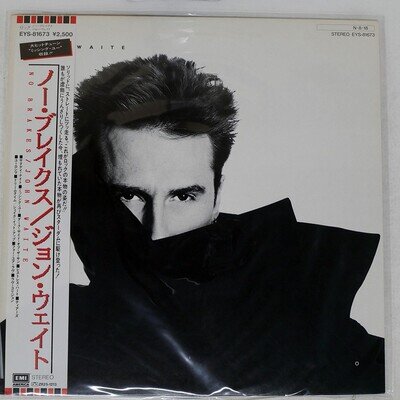 JOHN WAITE NO BRAKES EMI EYS81673 Japan OBI VINYL LP