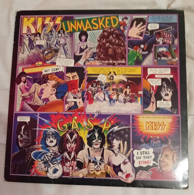 Kiss - Unmasked Original 1980 UK Pressing Vinyl LP