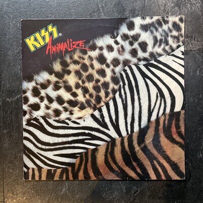 KISS - ANIMALIZE - 1984 UK VERTIGO VINYL LP ALBUM VERL18