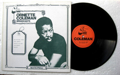 ORNETTE COLEMAN * Broadcasts * LP 1974 1st Issue Redman/Cherry/Haden/Blackwell