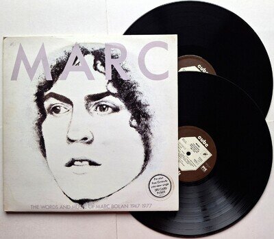 Marc Bolan - The Words And Music Of Marc Bolan 1947-1977 -2 x Vinyl 1978 (Ex/Ex)
