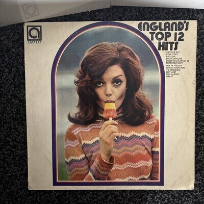 ALAN CADDY ENGLAND'S 12 TOP HITS SEXY 1st UK LP 1971 HOT LOVE MARC BOLAN WINGS