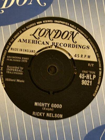 Ricky Nelson, Mighty good. EX