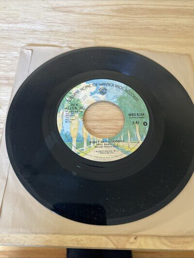 Rex Allen Jr. Don’t Say Goodbye/ I'm Getting Good At Missing You 45 RPM Record