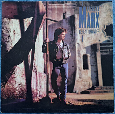 RICHARD MARX - REPEAT OFFENDER - 12" VINYL LP ALBUM RECORD & INNER - EX