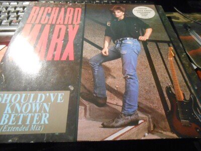 Richard Marx - "Should've Known Better Rhythm Of Life" ETCHED - 12" Single
