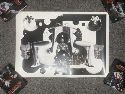 Kylie Minogue Kiss Me Once Tour Signed Lithograph Poster 470/500