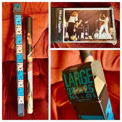 MEGA Rare original 1971 LED ZEPPELIN Vintage PACE large POSTER MINT in BOX #159